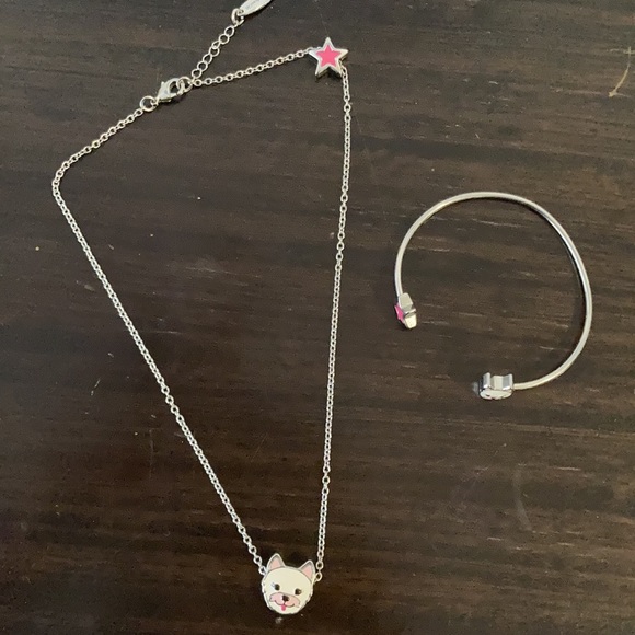American Girl Coconut Terrier Necklace & Bracelet - Picture 2 of 5